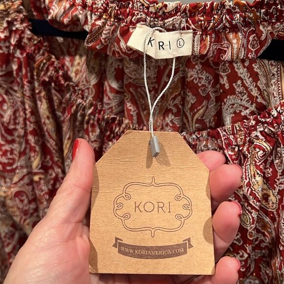 Kori America paisley bodysuit size large - Picture 4 of 8